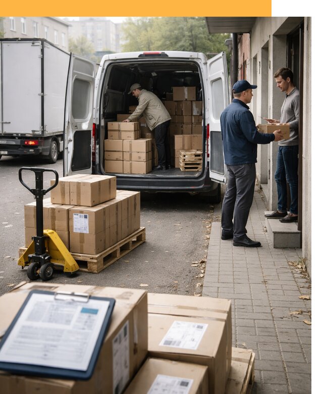 Доставка грузов от двери до двери с таможней от 45729 руб.