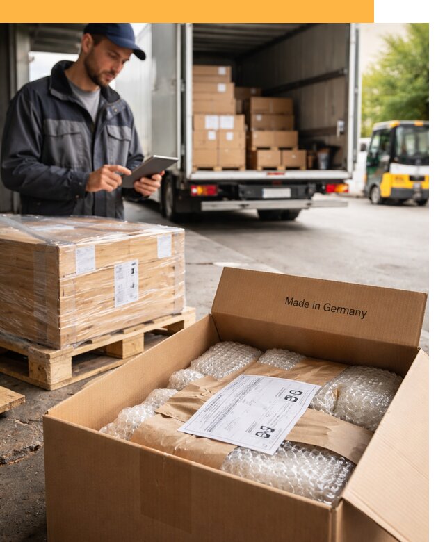 Доставка грузов из Германии от 45729 руб с таможенным оформлением