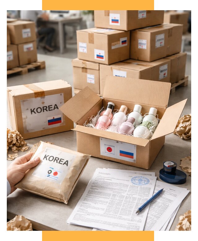 Доставка косметики из Кореи от 8638 р. под ключ | СетСервис-Пвл