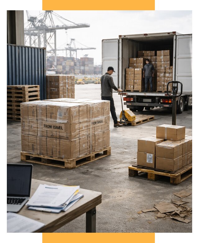 Доставка грузов из Израиля от 15243 р., логистика от СетСервис-Пвл