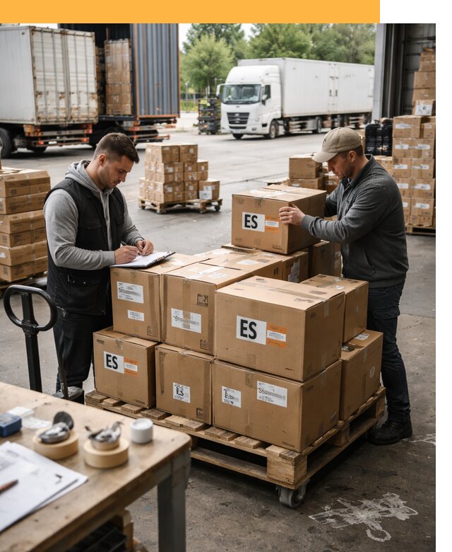 Доставка грузов в Испанию автотранспортом от 35567 руб