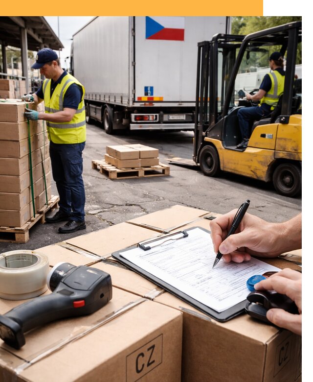 Доставка грузов в Чехию от 35567 руб, международные перевозки