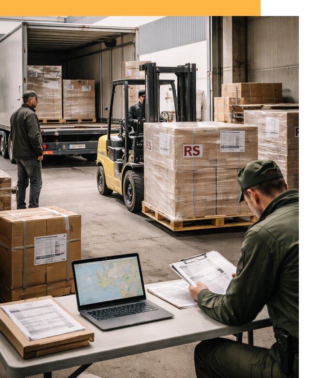 Доставка грузов в Сербию от 45729 руб, международные перевозки