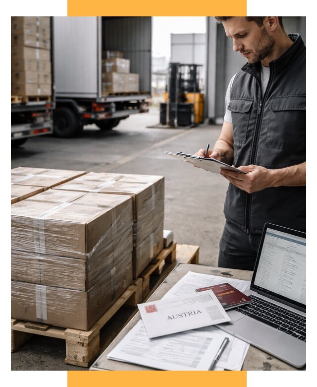 Доставка в Австрию от 66053 р. Логистика и экспорт СетСервис-Пвл