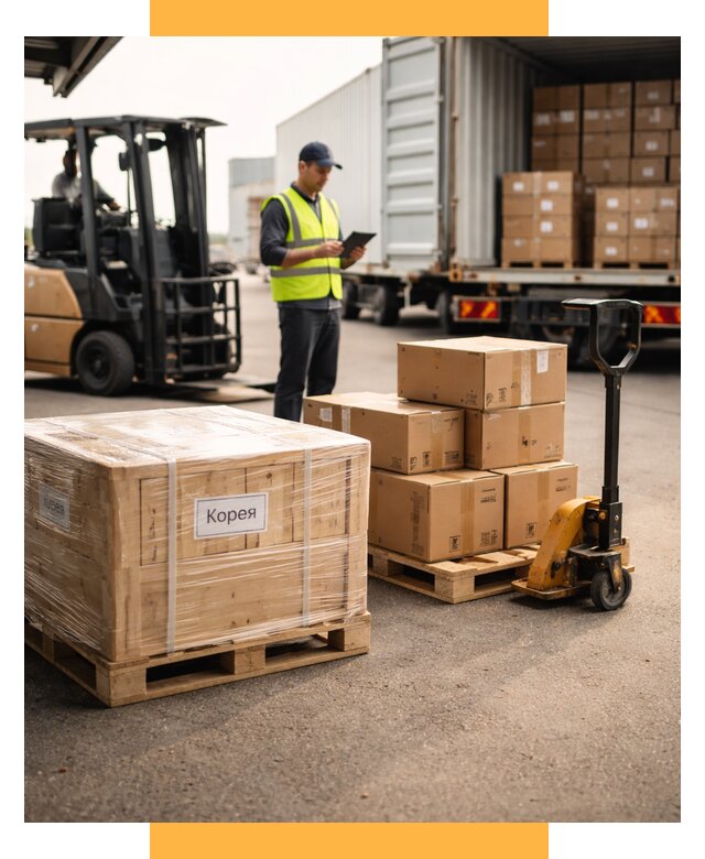 Доставка грузов в Корею из России от 35567 р. | СетСервис-Пвл