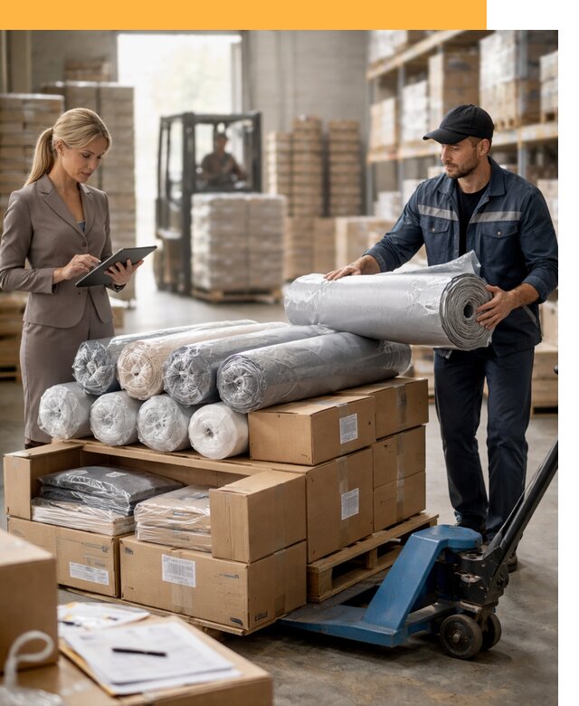 Перевозка текстиля по миру от 15243 руб. с таможней и страхованием