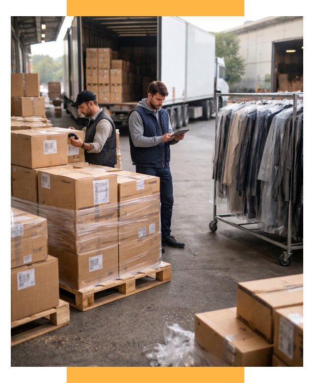 Перевозка и доставка одежды из Китая от 7622 р., СетСервис-Пвл