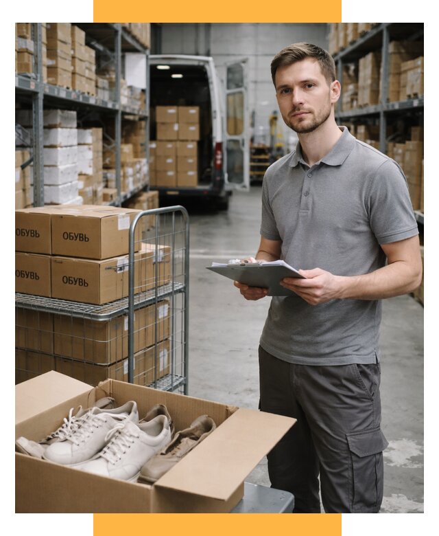 Доставка обуви из Китая и Турции от 4573 р. СетСервис-Пвл