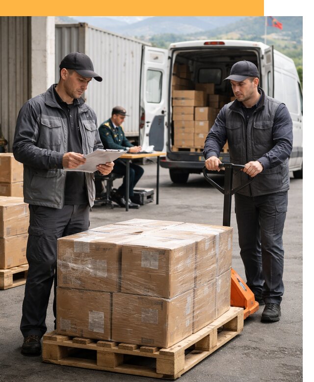 Доставка грузов через Армению, быстрая таможенная очистка от 25405