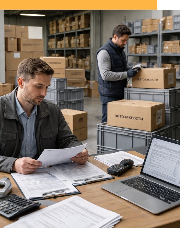 Таможенное оформление автозапчастей по выгодным тарифам от 8638